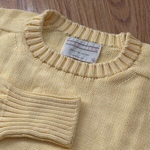 Vintage Lord Jeff Sweater Men Large Terracotta Cotton Crewneck Pullover USA 90s